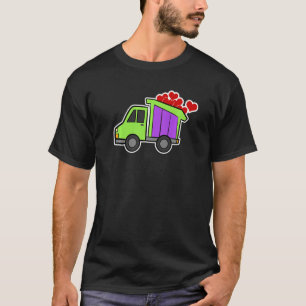 T-shirt Camion de construction Excavatrice Chantier de con
