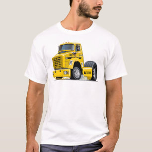 T-shirt camion de course de dessin animé