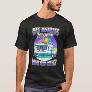 T-shirt Camion de crème glacée de gros vers
