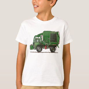 T-shirt Camion de déchets mignon de camion à ordures