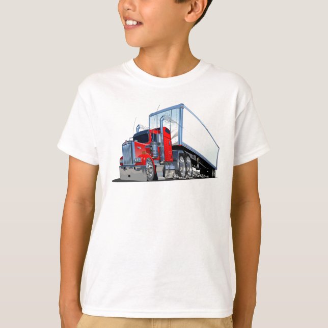 T-shirt Camion de dessin (Devant)