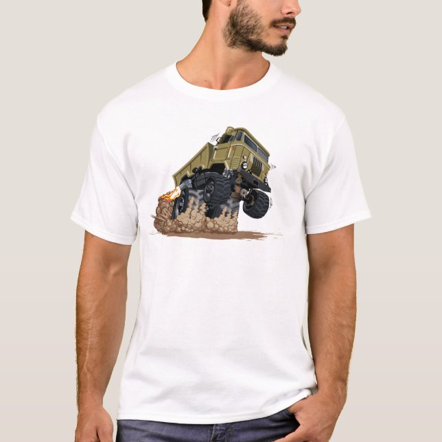T-shirt Camion de dessin (Devant)