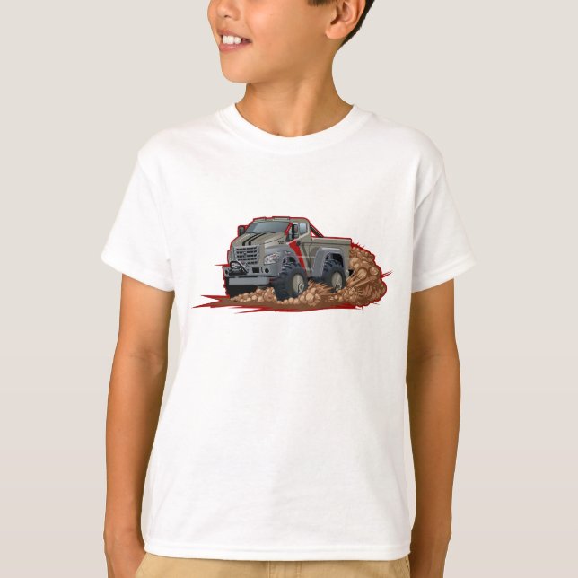 T-shirt Camion de dessin animé (Devant)