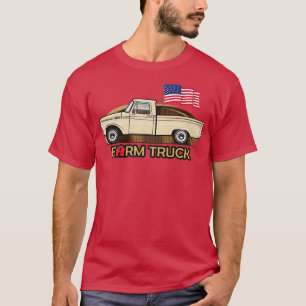 T-shirt Camion de ferme Tan