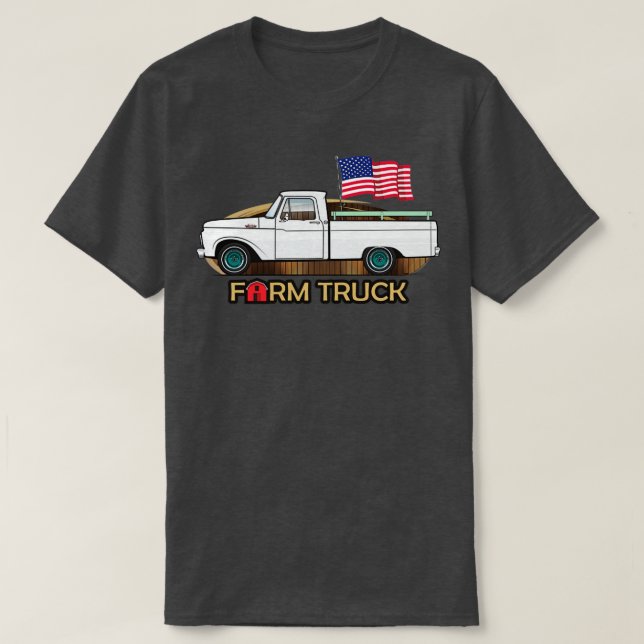 T-shirt Camion de ferme White (Design devant)