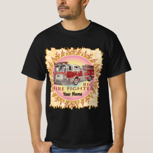 T-shirt Camion de gros pompiers