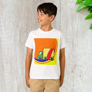 T-shirt Camion de livraison coloré et vibrant