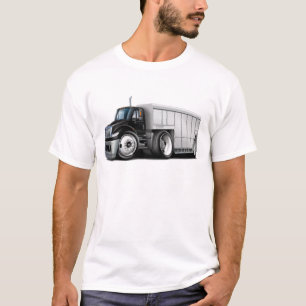 T-shirt Camion de livraison Noir-Blanc international