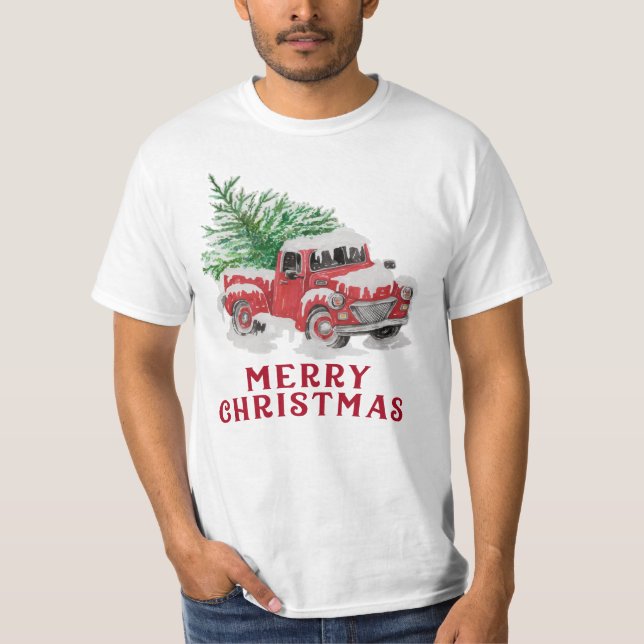 T-shirt Camion de Noël (Devant)