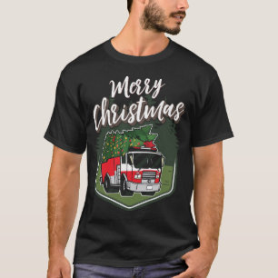 T-shirt Camion de Noël Arbre de Noël