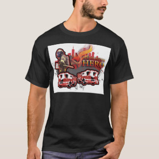 T-shirt Camion de pompiers