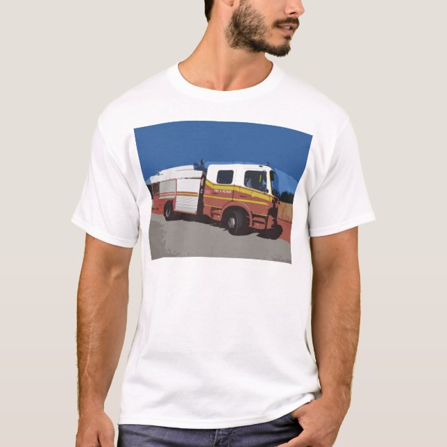 T-shirt Camion de pompiers (Devant)