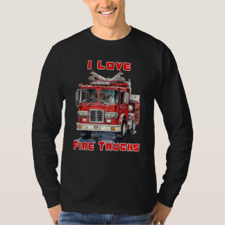 T-shirt Camion de pompiers américain