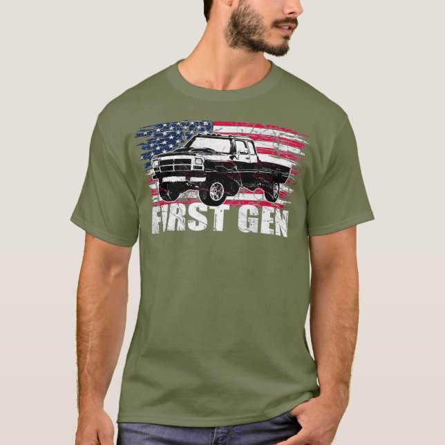 T-shirt Camion de premier génération Corps d'escadron Prem (Devant)