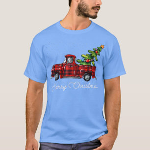 T-shirt Camion de ramassage de Buffalo Rouge avec char de