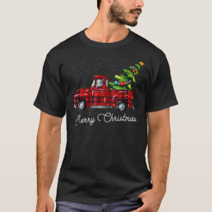 T-shirt Camion De Récupération De Buffle Rouge Avec Char D