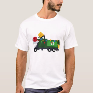 T-shirt Camion de recyclage de Noël
