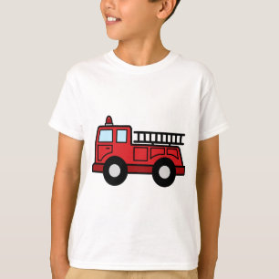 T-shirt Camion de véhicule de secours de Firetruck de