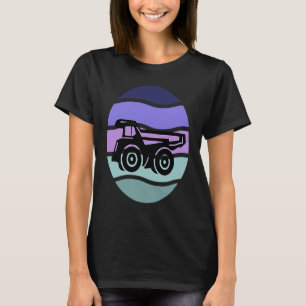 T-shirt Camion de vidange cool pour chargeur de roues et V