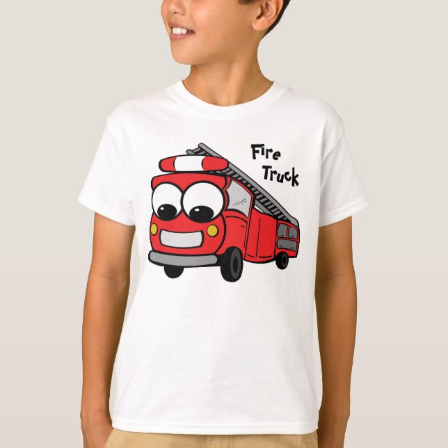 T-shirt Camion d'incendie (Devant)