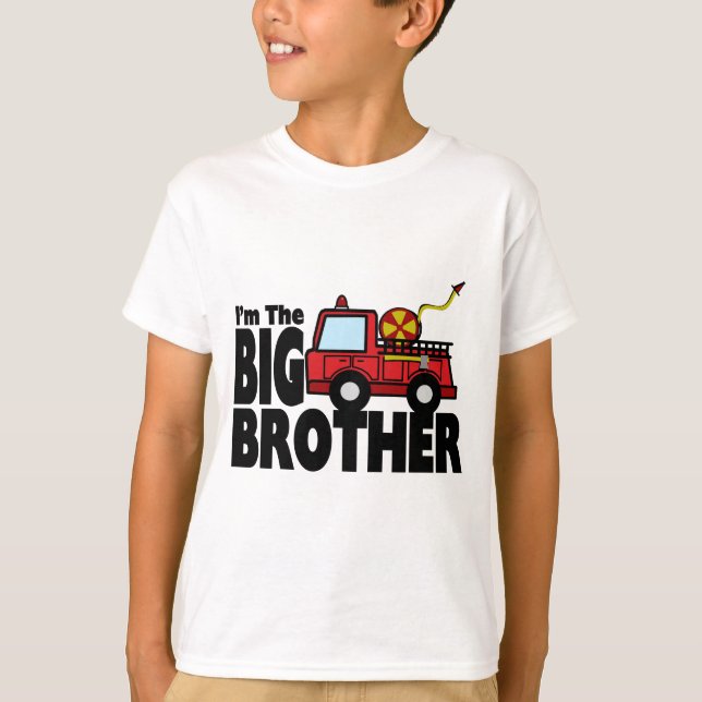T-shirt Camion d'incendie Big Brother (Devant)