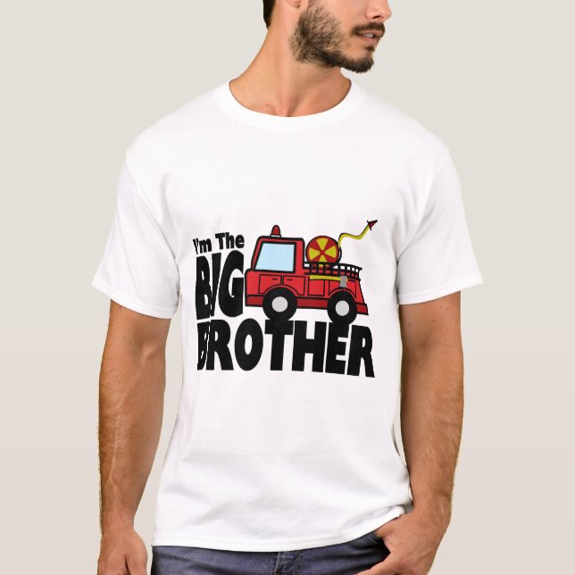 T-shirt Camion d'incendie Big Brother (Devant)
