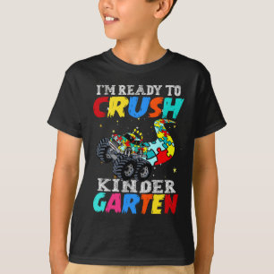 T-shirt Camion drôle autisme puzzle écraser la nurserie re