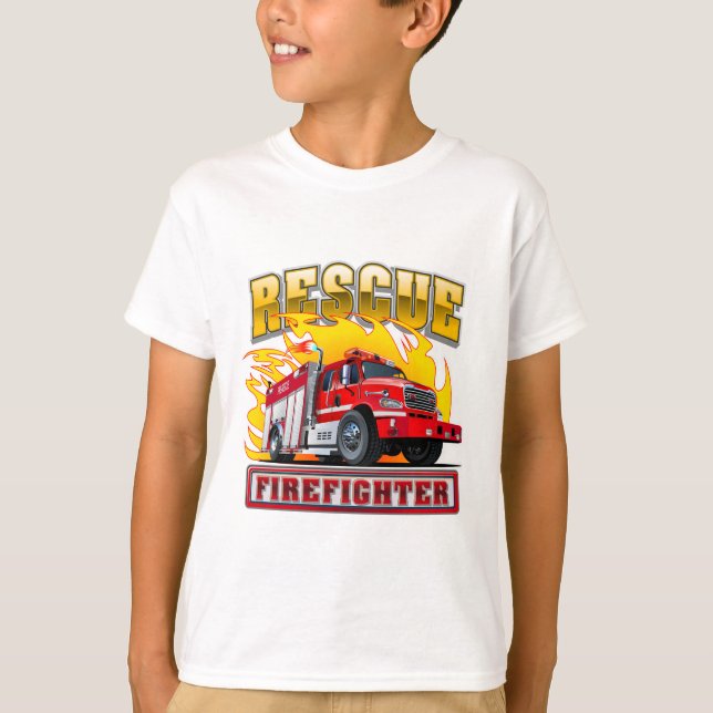 T-shirt Camion-feu (Devant)