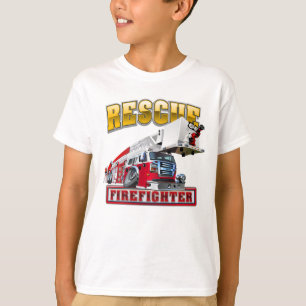 T-shirt Camion-feu de dessin