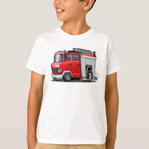 T-shirt Camion-feu de dessin