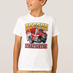 T-shirt Camion-feu de dessin