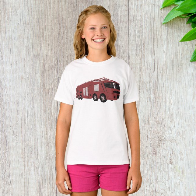 T-shirt Camion-feu futuriste (Créateur téléchargé)