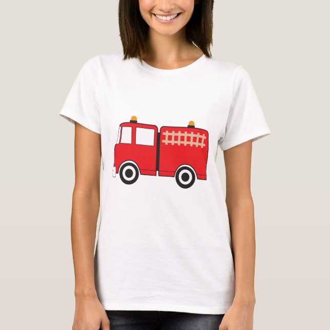 T-shirt Camion feu rouge (Devant)