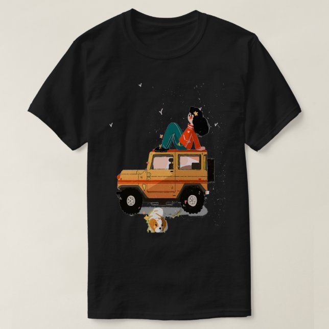 T-shirt Camion fille (Design devant)