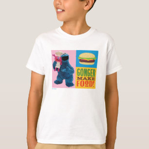 T-shirt Camion fourré de Cookie Monster Gonger Make Food
