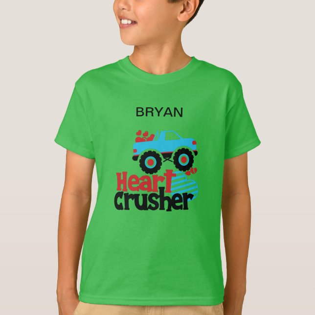 T-SHIRT "CAMION HEART CRUSHER" (Devant)