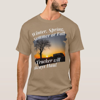 T-shirt Camion hiver printemps été ou automne
