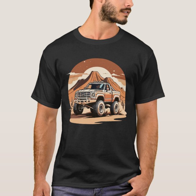 T-shirt Camion hors route 4x4 (Devant)