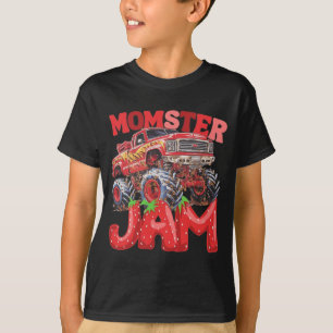 T-shirt Camion Jam Maman Momster Garçon Mama Anniversaire