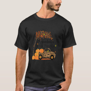 T-shirt Camion léopard d'automne de la petite grand-mère C