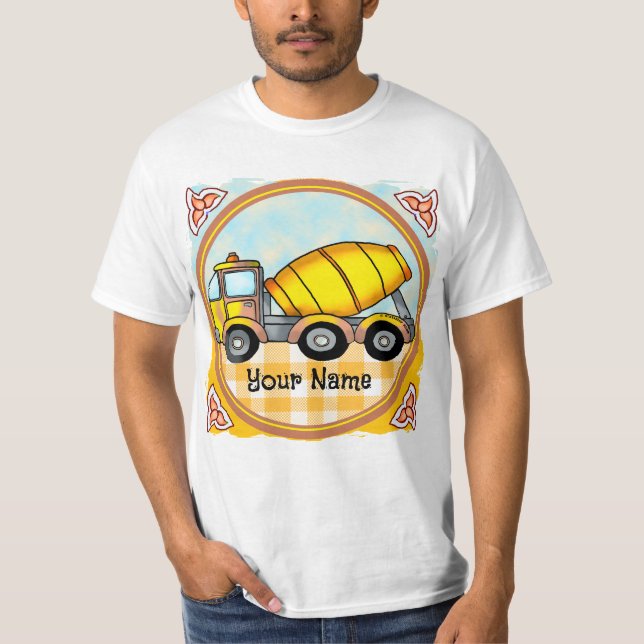 T-shirt Camion malaxeur à ciment  (Devant)