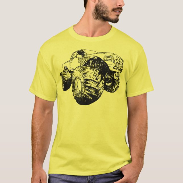 T-shirt Camion Monster (Devant)