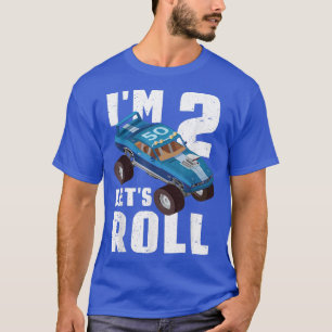 T-shirt Camion Monster 2e anniversaire garçon 2 ans B-Day