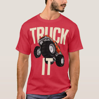 T-shirt Camion Monster 4x4 Camion Camion Cowboy C