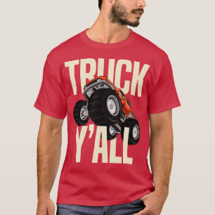 T-shirt Camion Monster 4x4 Camion Camion Cowboy Cowboy