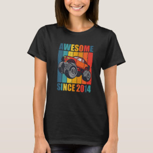 T-shirt Camion Monster 8e anniversaire Garçon stupéfiant d