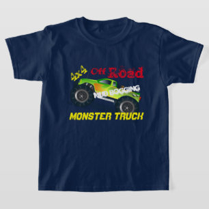 T-shirt Camion Monster cool hors route 