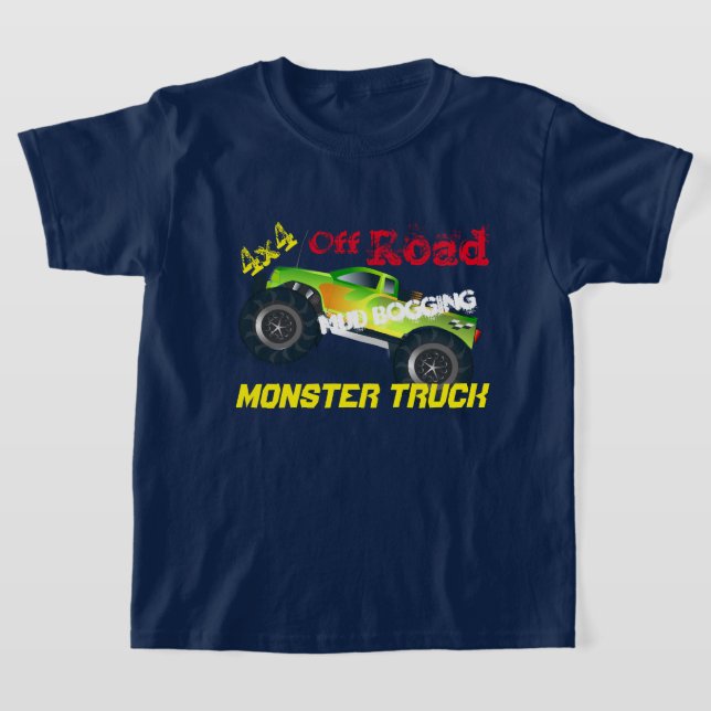 T-shirt Camion Monster cool hors route  (Poser)