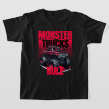 Camion Monster cool noir et rouge