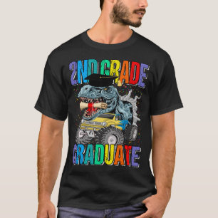 T-shirt Camion Monster de 2e année Dinosaure T-rex Gr